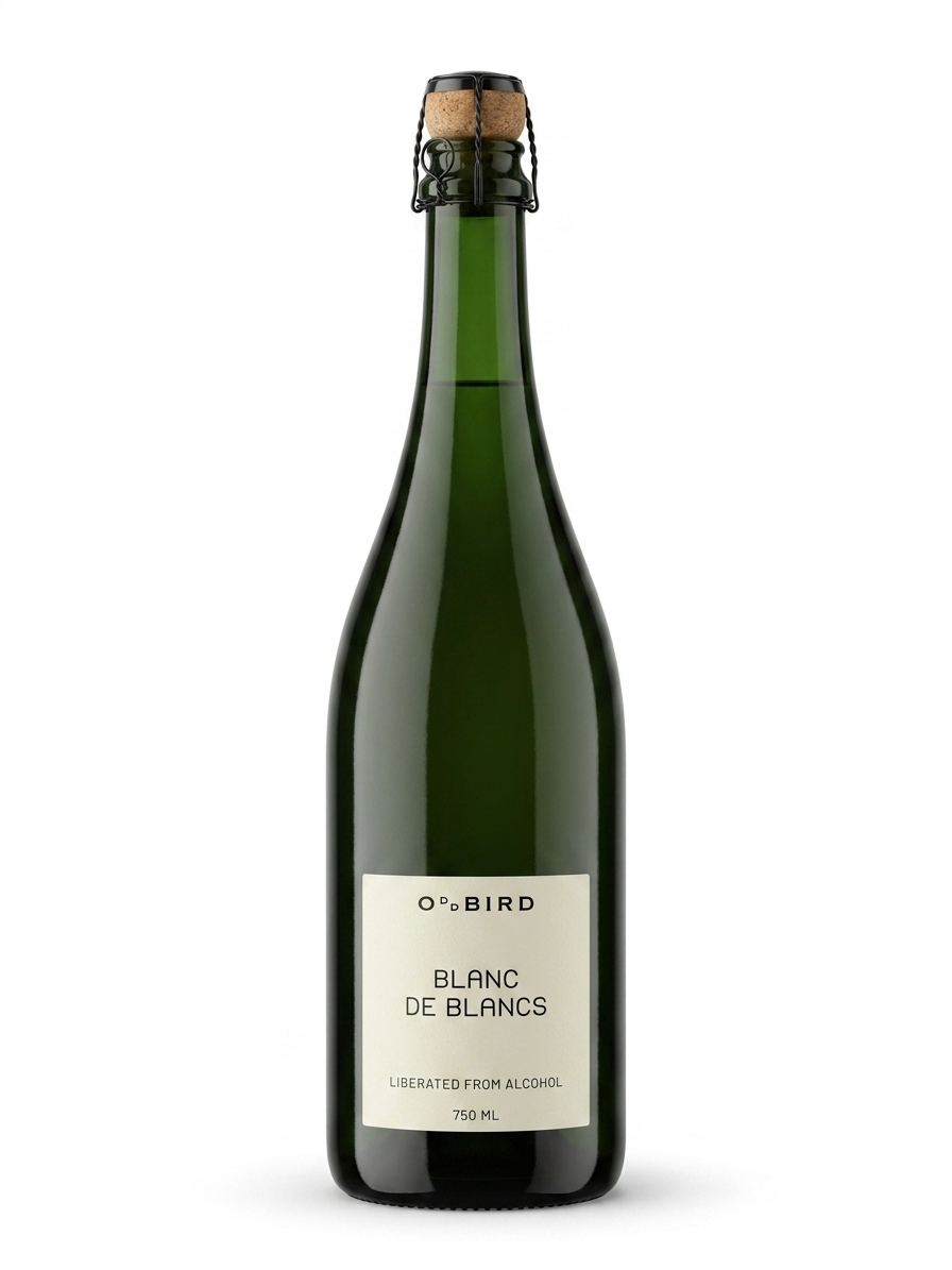 Oddbird Blanc de Blancs – Non-Alcoholic Sparkling Wine (750ml)