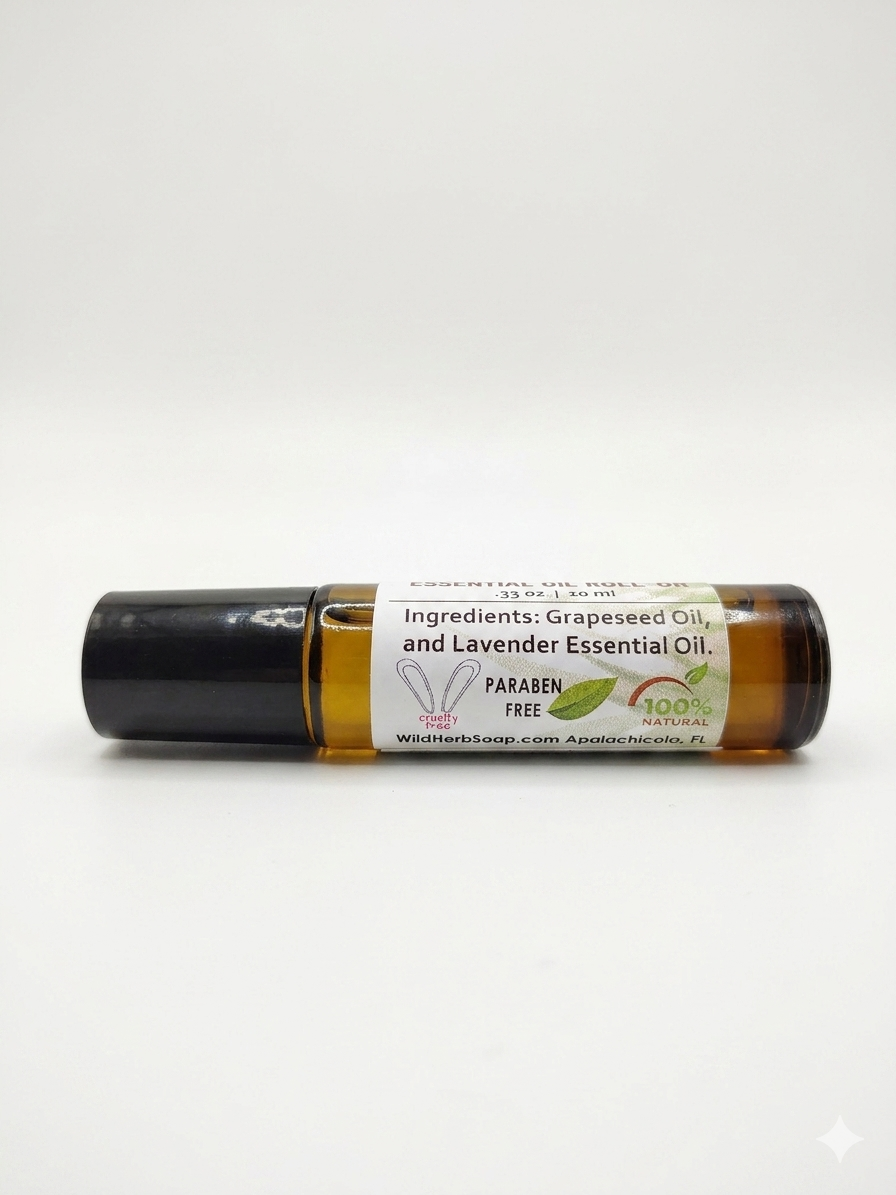 Lavender Essential Oil Roll-On (0.33 oz / 10 mL)
