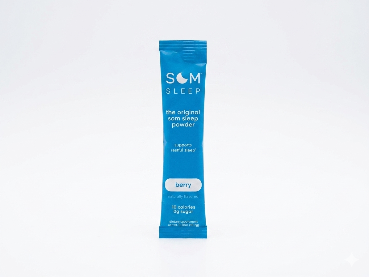Som Sleep Powder Stick Pack - Berry Flavor (0.36 oz / 10.2g)