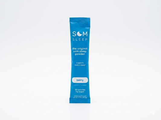Som Sleep Powder Stick Pack - Berry Flavor (0.36 oz / 10.2g)