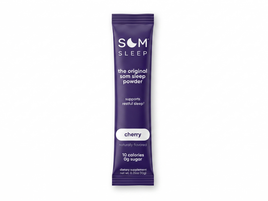 Som Sleep Powder Stick Pack - Cherry Flavor (0.35 oz / 10g)