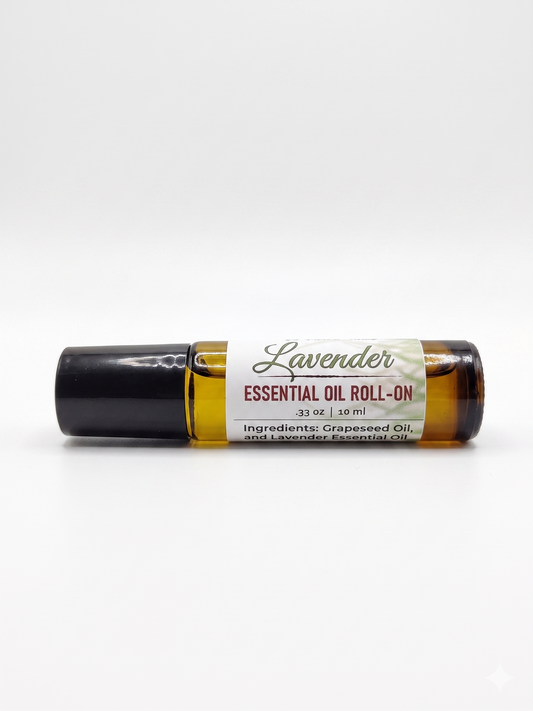 Lavender Essential Oil Roll-On (0.33 oz / 10 mL)