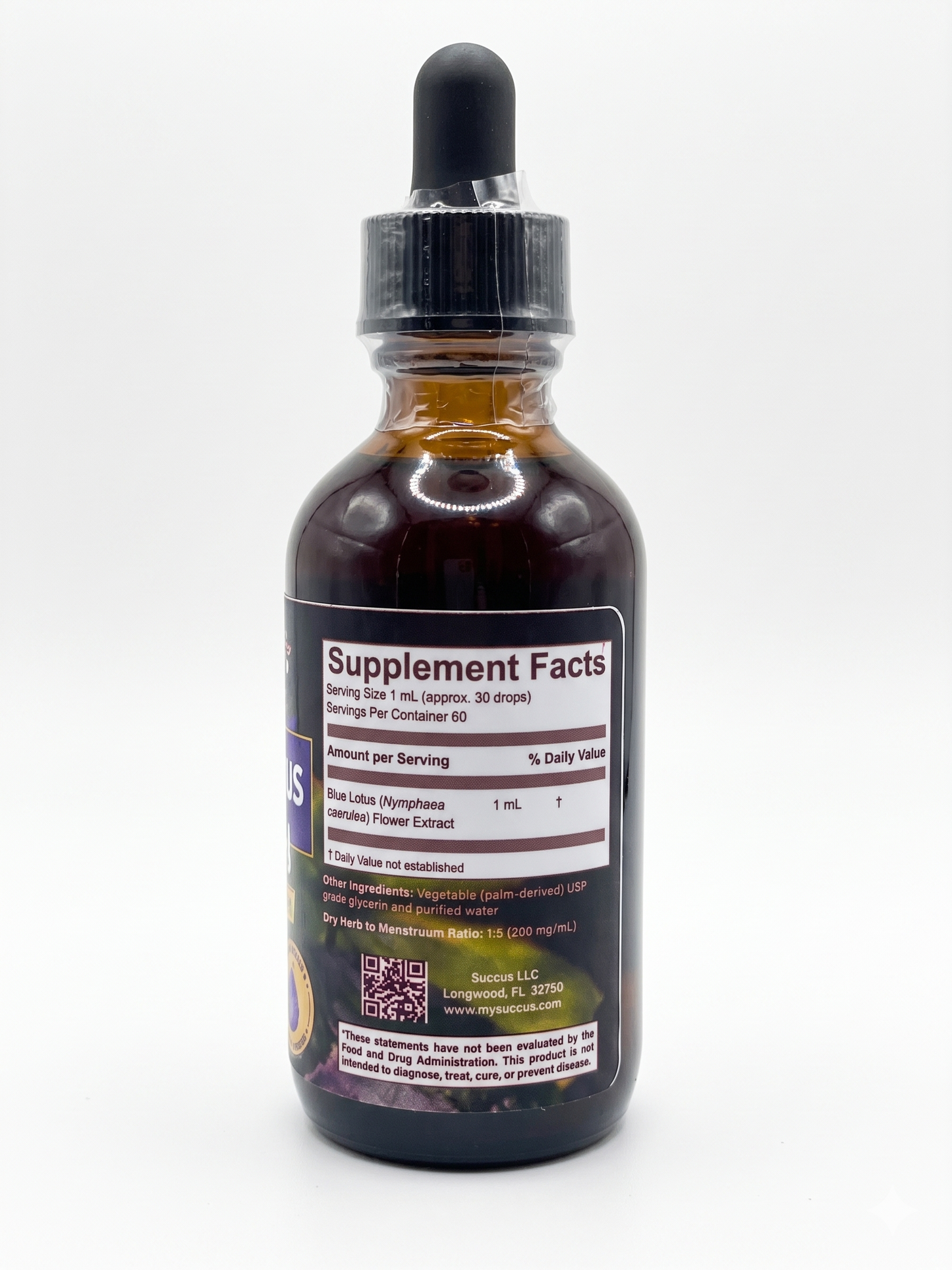 Succus Blue Lotus Liquid Extract (2 fl oz / 60 mL)