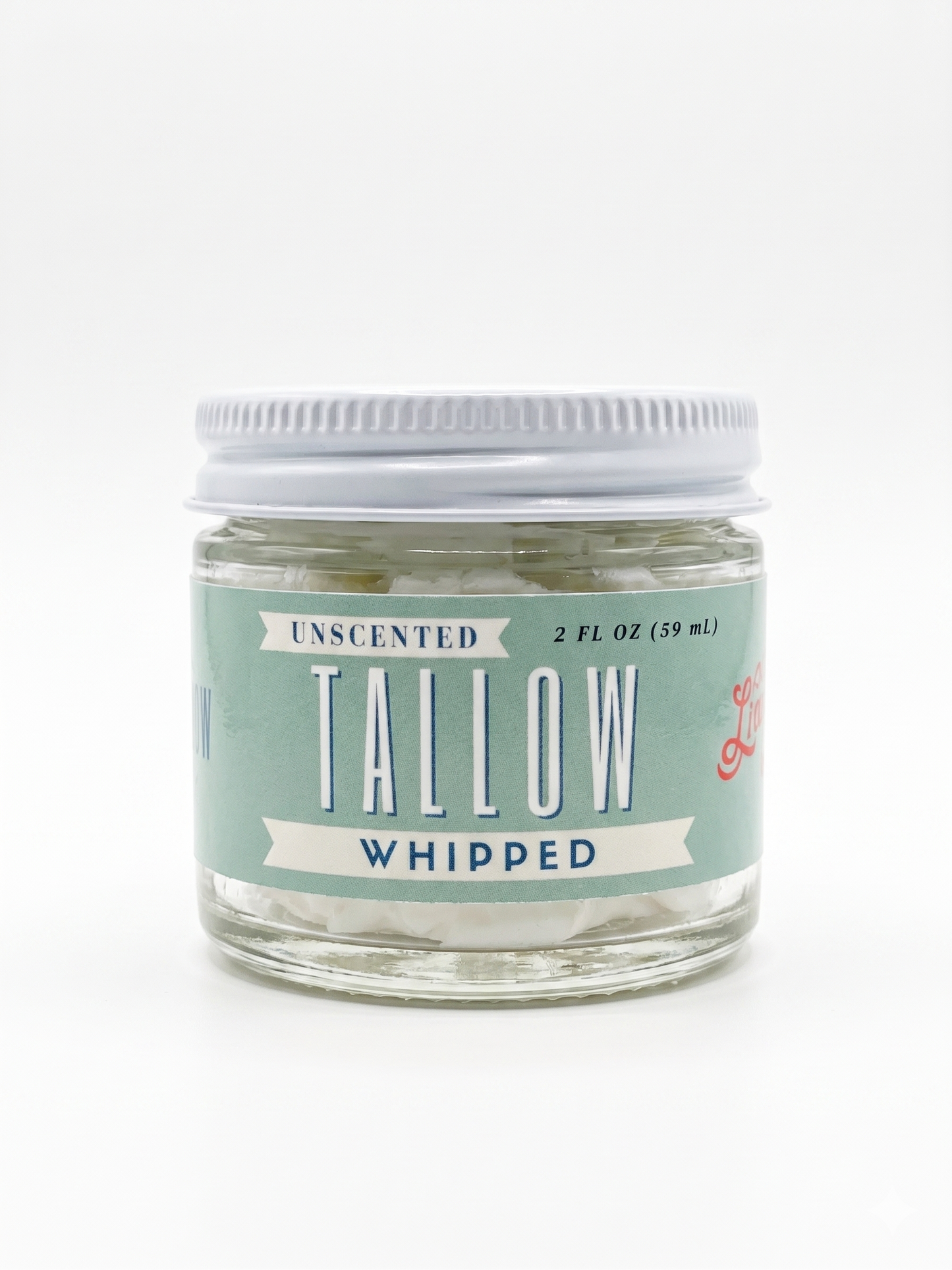 Unscented Whipped Tallow Balm – 2 fl oz (59 mL)