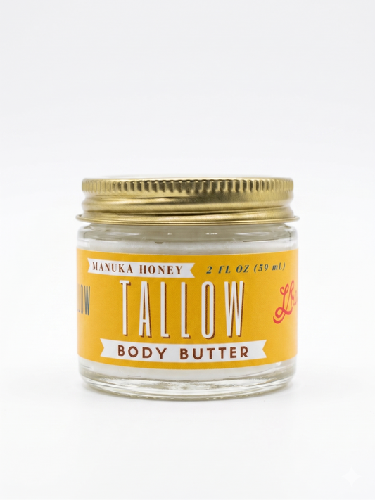 Manuka Honey Tallow Body Butter – 2 fl oz (59 mL)