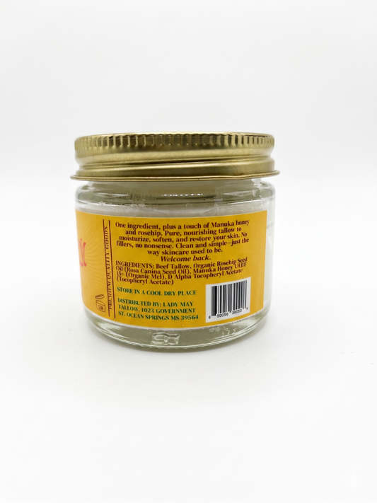 Manuka Honey Tallow Body Butter – 2 fl oz (59 mL)