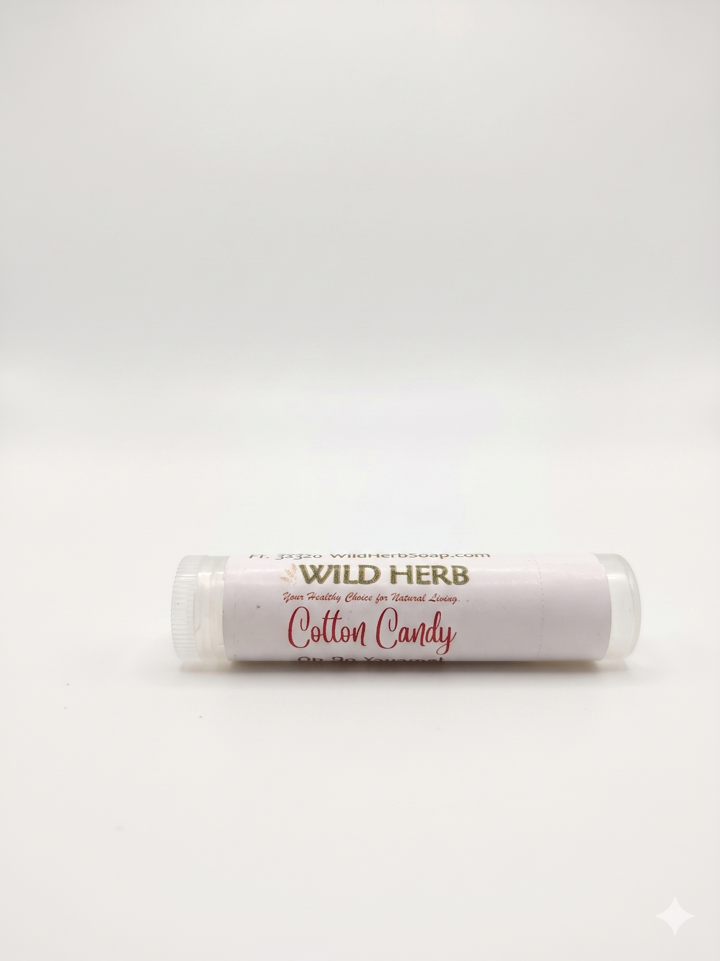 Cotton Candy Natural Lip Balm by Wild Herb