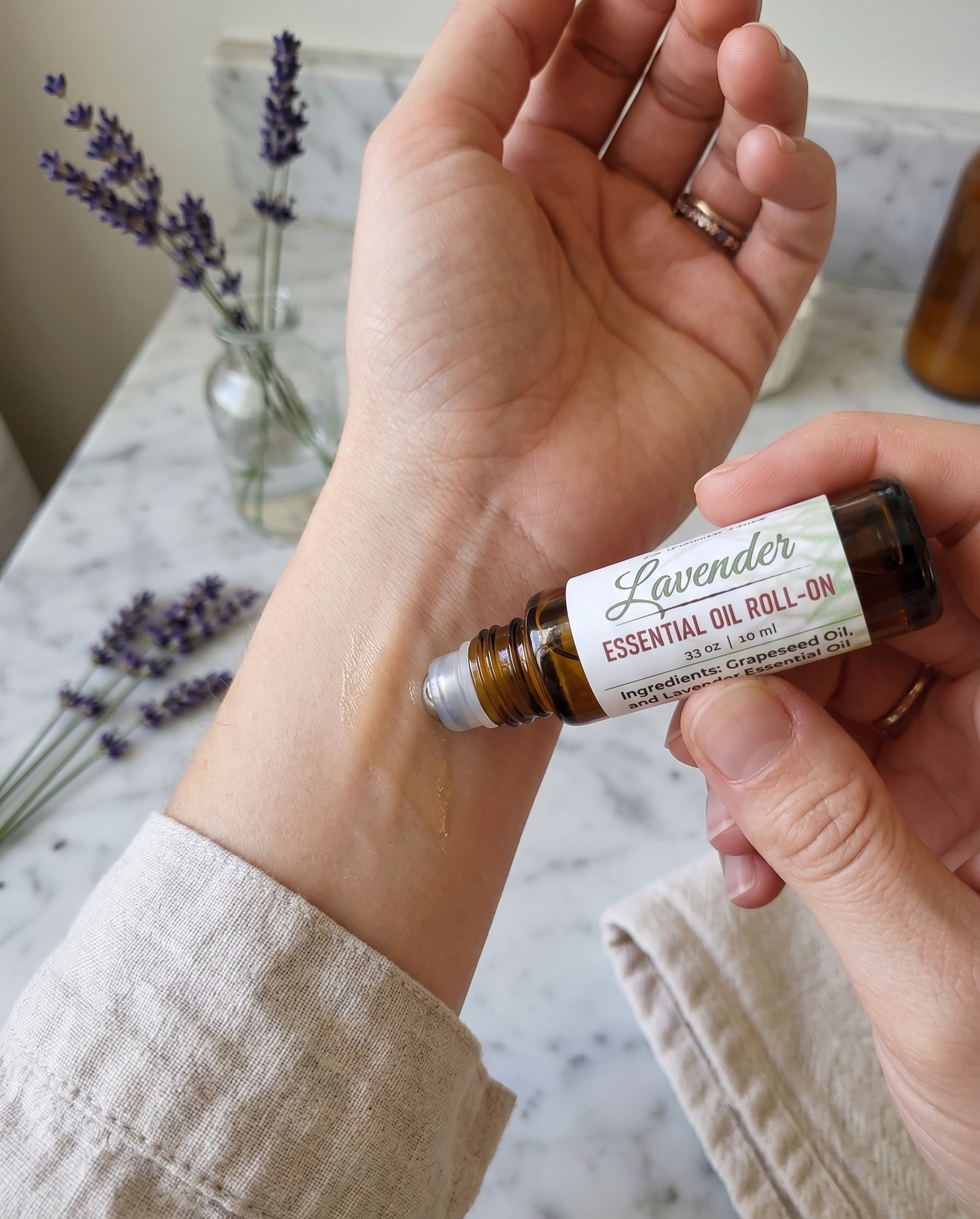 Lavender Essential Oil Roll-On (0.33 oz / 10 mL)